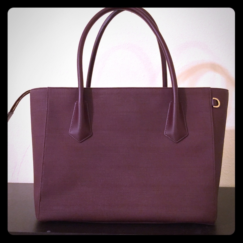 Dagne Dover Large Oxblood Tote